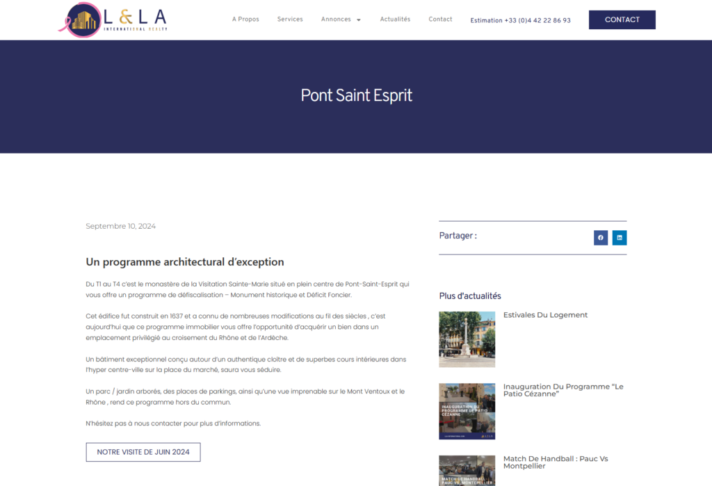 Case studies marketing digital - L&LA International