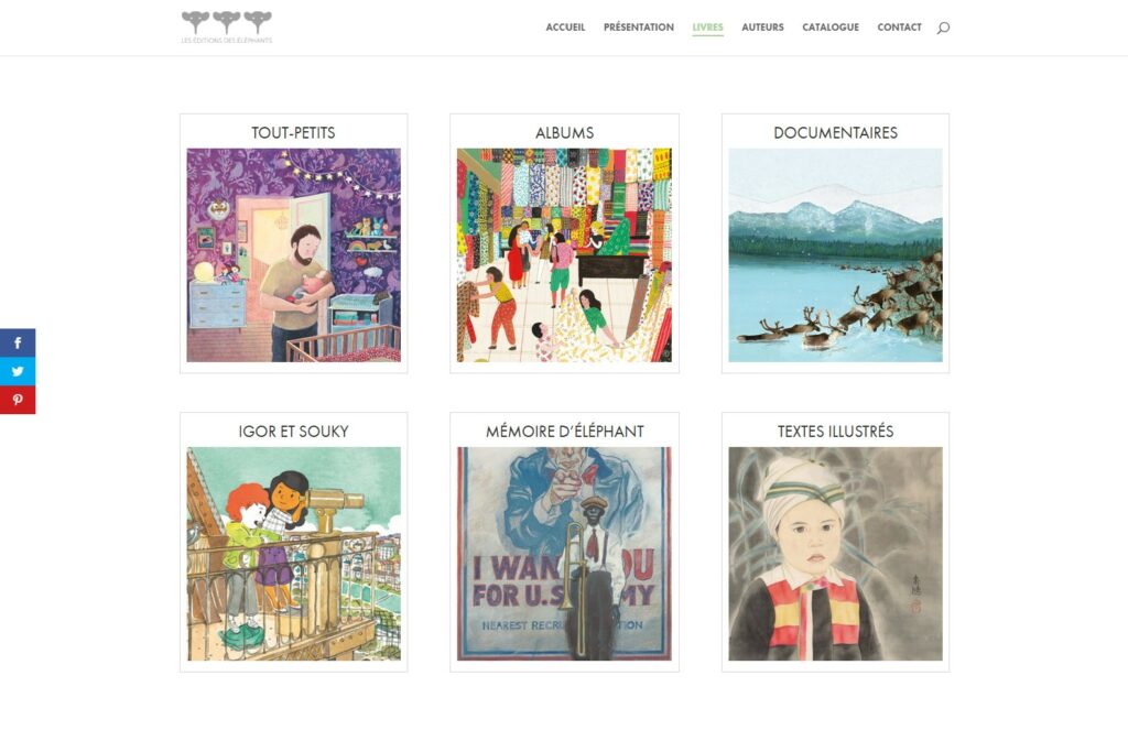 Case studies marketing digital - Les Éditions des Éléphants